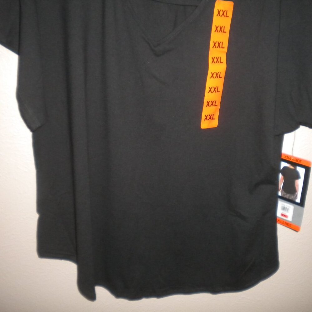 Tranquility by Colorado Clothing Women's Plus Size XXL Black Top Tee NWT - Picture 4 of 5